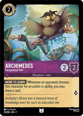 Archimedes - Exceptional Owl (76/204) [Archazia's Island] | Grognard Games