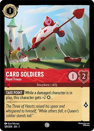 Card Soldiers - Royal Troops (129/204) [Archazia's Island] | Grognard Games