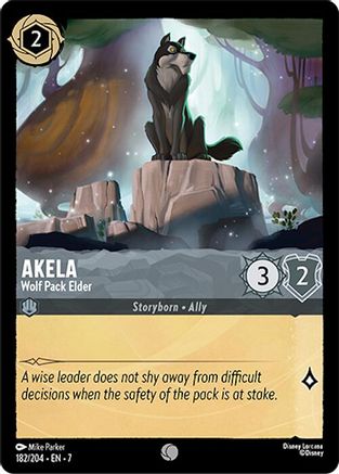 Akela - Wolf Pack Elder (182/204) [Archazia's Island] | Grognard Games