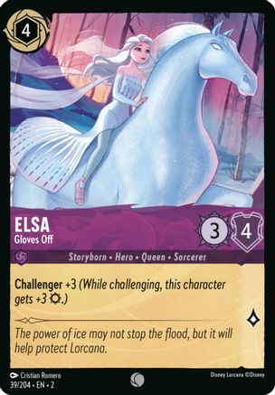 Elsa - Gloves Off (Errata Version) (39/204) [Rise of the Floodborn] | Grognard Games