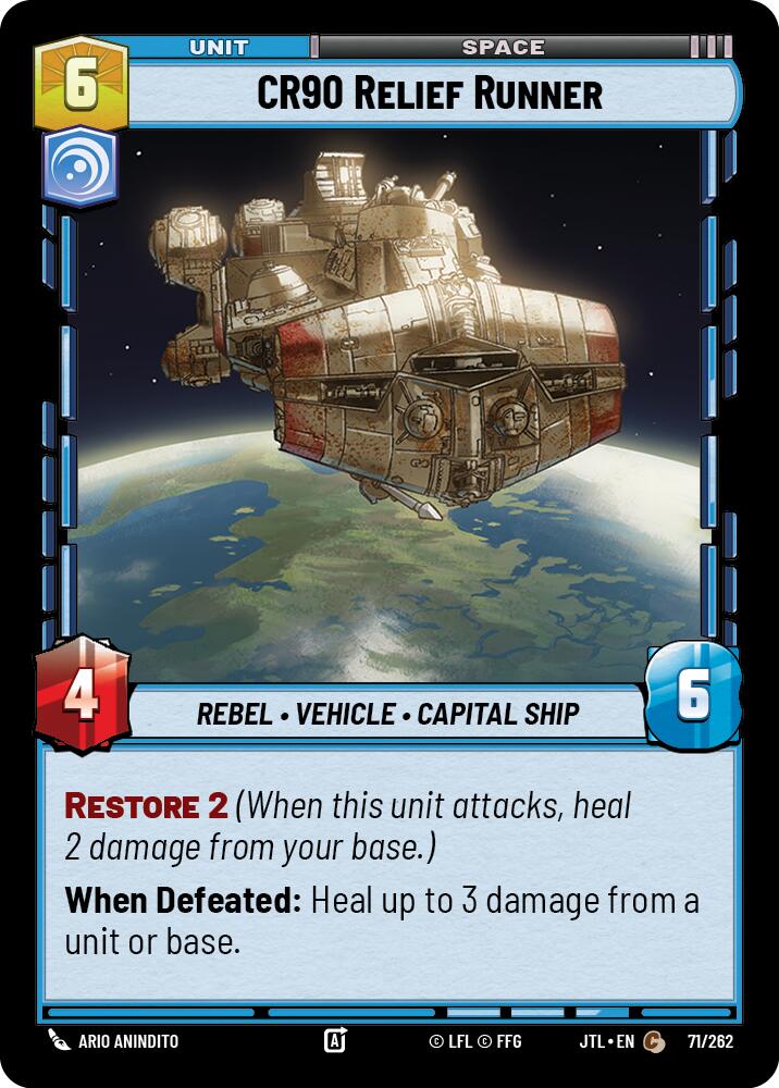 CR90 Relief Runner (071/262) (071/257) [Jump to Lightspeed] | Grognard Games