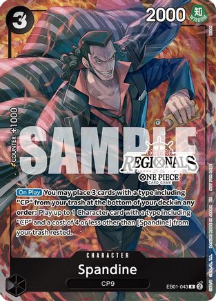 Spandine (Offline Regional Participation Pack 2025 Vol.1) (EB01-043) - One Piece Promotion Cards | Grognard Games