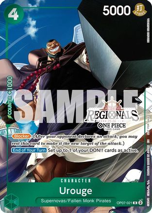 Urouge (Regional Participation Pack 2025 Vol.1) (OP07-021) - One Piece Promotion Cards | Grognard Games