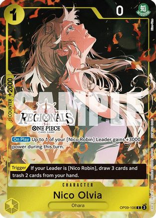 Nico Olvia (Offline Regional Participation Pack 2025 Vol.1) (OP09-106) - One Piece Promotion Cards | Grognard Games