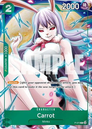 Carrot (Event Pack Vol. 6) (P-070) - One Piece Promotion Cards Foil | Grognard Games