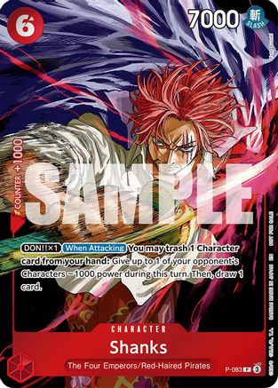 Shanks (Event Pack Vol. 6) (P-083) - One Piece Promotion Cards Foil | Grognard Games