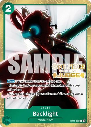 Backlight (Judge Pack Vol. 5) (ST11-003) - One Piece Promotion Cards Foil | Grognard Games