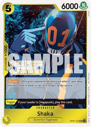Shaka (Judge Pack Vol. 5) (OP07-101) - One Piece Promotion Cards Foil | Grognard Games
