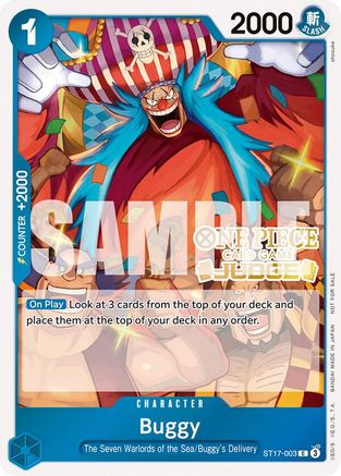 Buggy (Judge Pack Vol. 5) (ST17-003) - One Piece Promotion Cards Foil | Grognard Games