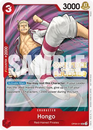 Hongo (Judge Pack Vol. 5) (OP09-011) - One Piece Promotion Cards Foil | Grognard Games
