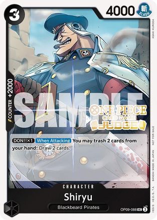 Shiryu (Judge Pack Vol. 5) (OP09-088) - One Piece Promotion Cards Foil | Grognard Games