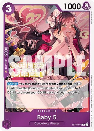 Baby 5 (Judge Pack Vol. 5) (OP10-076) - One Piece Promotion Cards Foil | Grognard Games