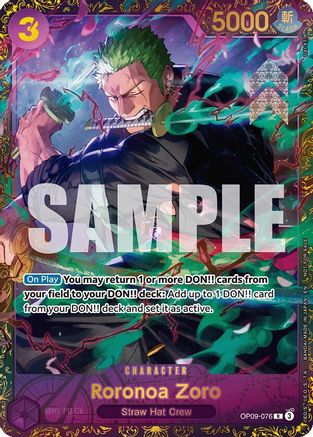 Roronoa Zoro (Championship 25-26 Regionals Season 1) (OP09-076) - One Piece Promotion Cards Foil | Grognard Games