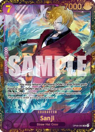 Sanji (Championship 25-26 Regionals Season 1) (OP09-065) - One Piece Promotion Cards Foil | Grognard Games