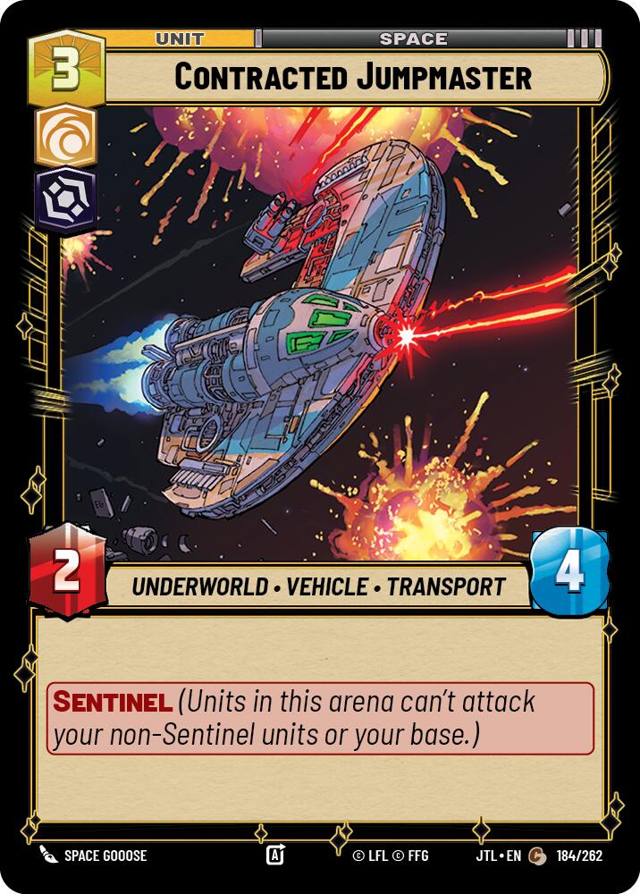 Contracted Jumpmaster (184/262) (184/257) [Jump to Lightspeed] | Grognard Games