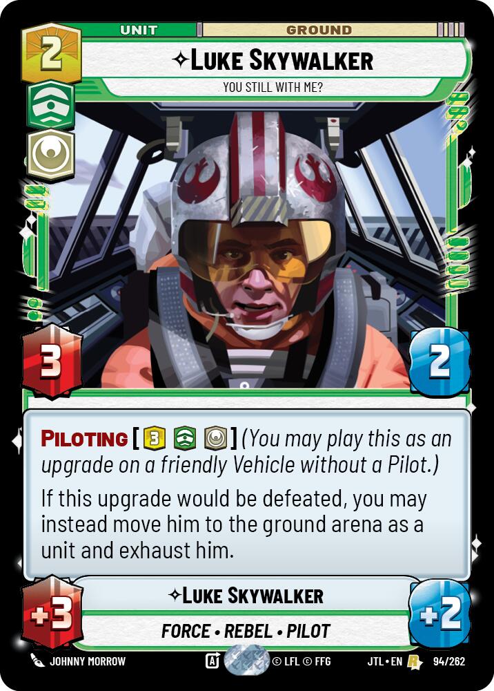 Luke Skywalker - You Still With Me? (094/262) (094/257) [Jump to Lightspeed] | Grognard Games