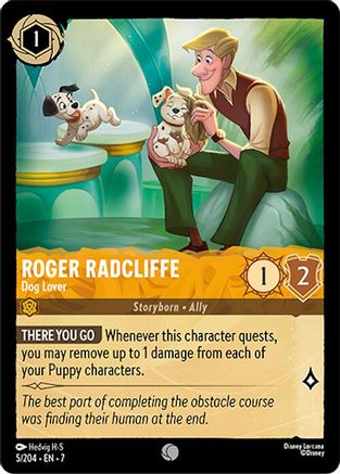 Roger Radcliffe - Dog Lover (5/204) [Archazia's Island] | Grognard Games