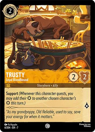 Trusty - Loyal Bloodhound (6/204) [Archazia's Island] | Grognard Games