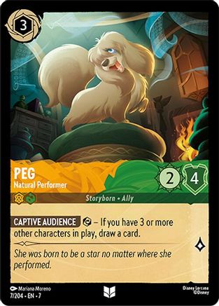 Peg - Natural Performer (7/204) [Archazia's Island] | Grognard Games