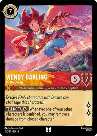 Wendy Darling - Pirate Queen (12/204) [Archazia's Island] | Grognard Games