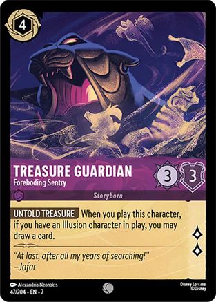 Treasure Guardian - Foreboding Sentry (47/204) [Archazia's Island] | Grognard Games