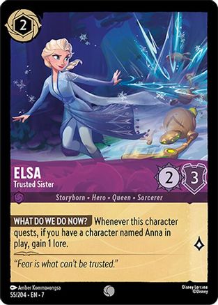 Elsa - Trusted Sister (55/204) [Archazia's Island] | Grognard Games