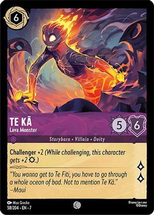 Te Ka - Lava Monster (58/204) [Archazia's Island] | Grognard Games