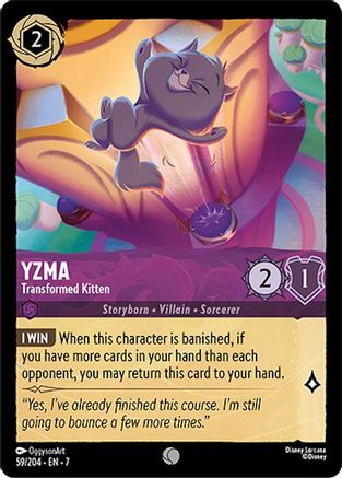 Yzma - Transformed Kitten (59/204) [Archazia's Island] | Grognard Games