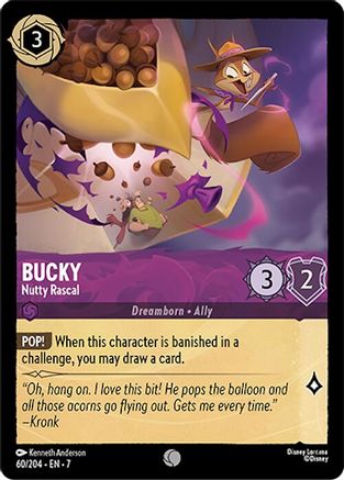 Bucky - Nutty Rascal (60/204) [Archazia's Island] | Grognard Games