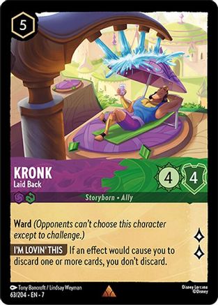 Kronk - Laid Back (63/204) [Archazia's Island] | Grognard Games