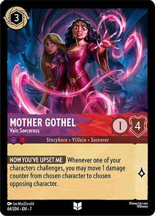Mother Gothel - Vain Sorceress (64/204) [Archazia's Island] | Grognard Games