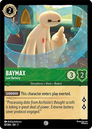Baymax - Low Battery (87/204) [Archazia's Island] | Grognard Games