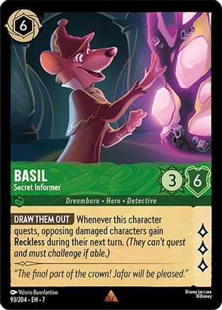 Basil - Secret Informer (93/204) [Archazia's Island] | Grognard Games