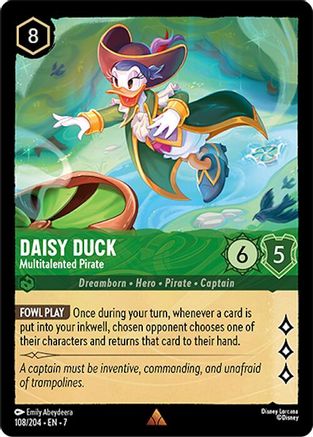Daisy Duck - Multitalented Pirate (108/204) [Archazia's Island] | Grognard Games