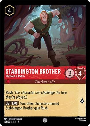 Stabbington Brother - Without a Patch (125/204) [Archazia's Island] | Grognard Games