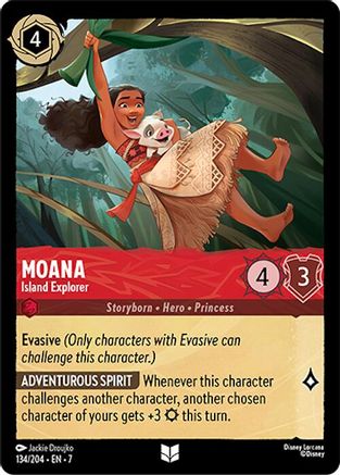 Moana - Island Explorer (134/204) [Archazia's Island] | Grognard Games