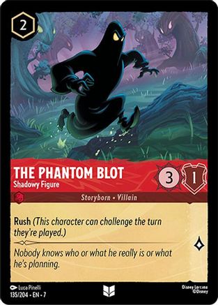 The Phantom Blot - Shadowy Figure (135/204) [Archazia's Island] | Grognard Games