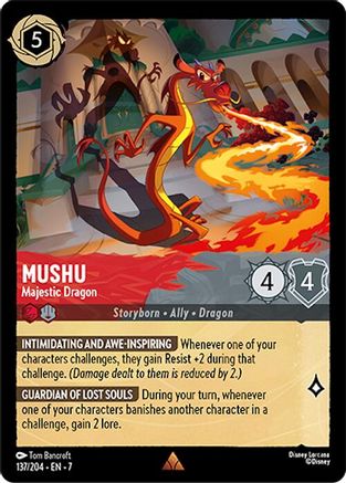 Mushu - Majestic Dragon (137/204) [Archazia's Island] | Grognard Games