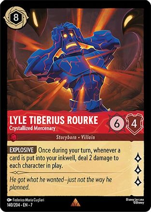 Lyle Tiberius Rourke - Crystallized Mercenary (140/204) [Archazia's Island] | Grognard Games