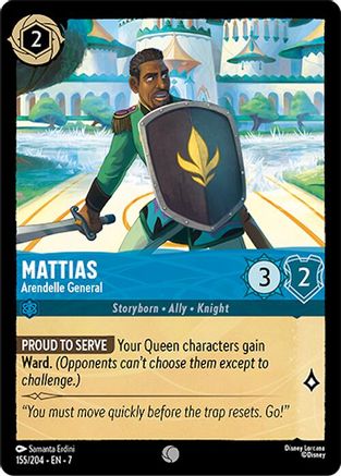Mattias - Arendelle General (155/204) [Archazia's Island] | Grognard Games