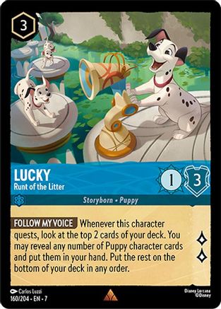 Lucky - Runt of the Litter (160/204) [Archazia's Island] | Grognard Games