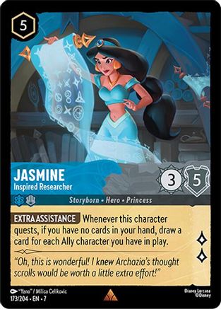 Jasmine - Inspired Researcher (173/204) [Archazia's Island] | Grognard Games