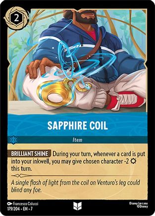 Sapphire Coil (179/204) [Archazia's Island] | Grognard Games