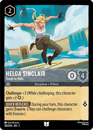 Helga Sinclair - Tough as Nails (183/204) [Archazia's Island] | Grognard Games