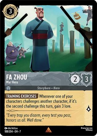 Fa Zhou - War Hero (188/204) [Archazia's Island] | Grognard Games