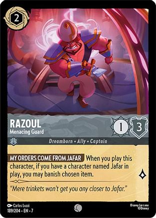 Razoul - Menacing Guard (189/204) [Archazia's Island] | Grognard Games