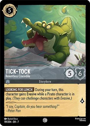 Tick-Tock - Relentless Crocodile (191/204) [Archazia's Island] | Grognard Games