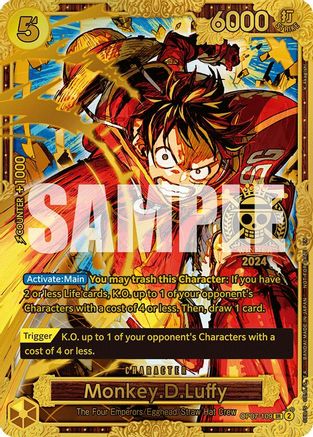 Monkey.D.Luffy (Championship 2024 World Final 1st Place) (OP07-109) - One Piece Promotion Cards Foil | Grognard Games