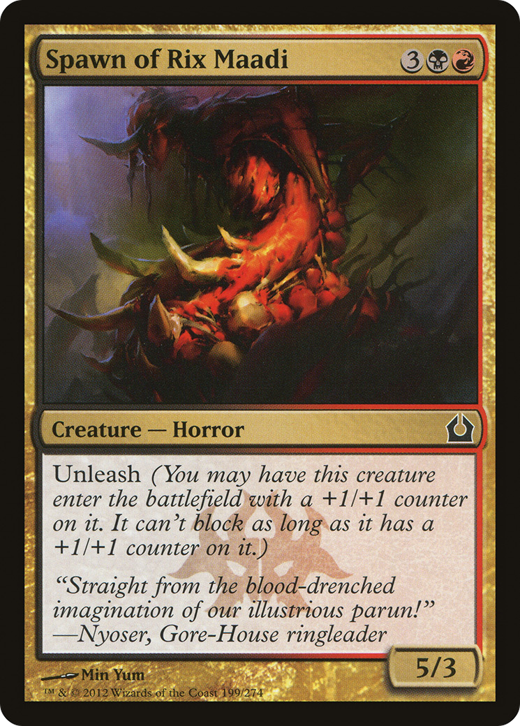 Spawn of Rix Maadi [Return to Ravnica] | Grognard Games