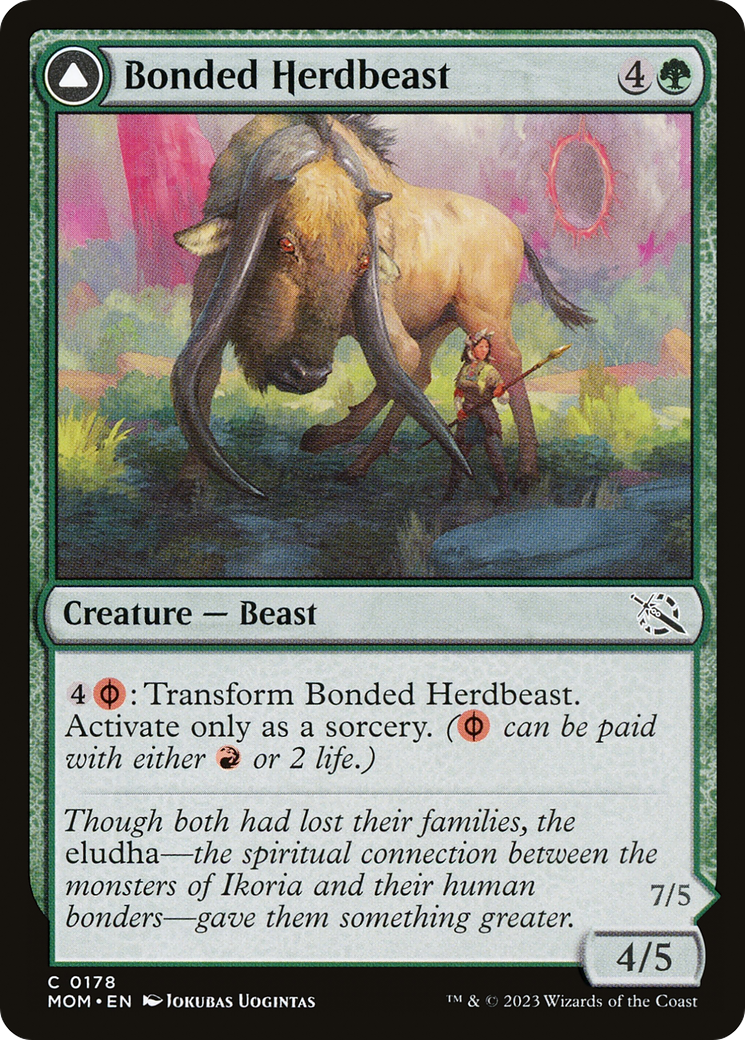 Bonded Herdbeast // Plated Kilnbeast [March of the Machine] | Grognard Games
